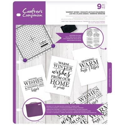 Crafter's Companion Clear Stamps - Warmest Wishes